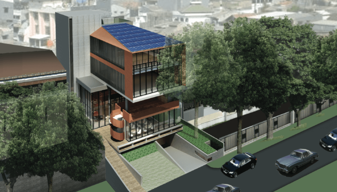Another one of SES' projects in Jakarta: The Herman Miller showroom in Senopati